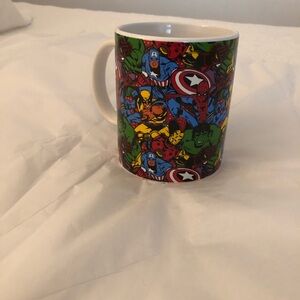Marvel Superhero Comic Collage Mug - Multicolor